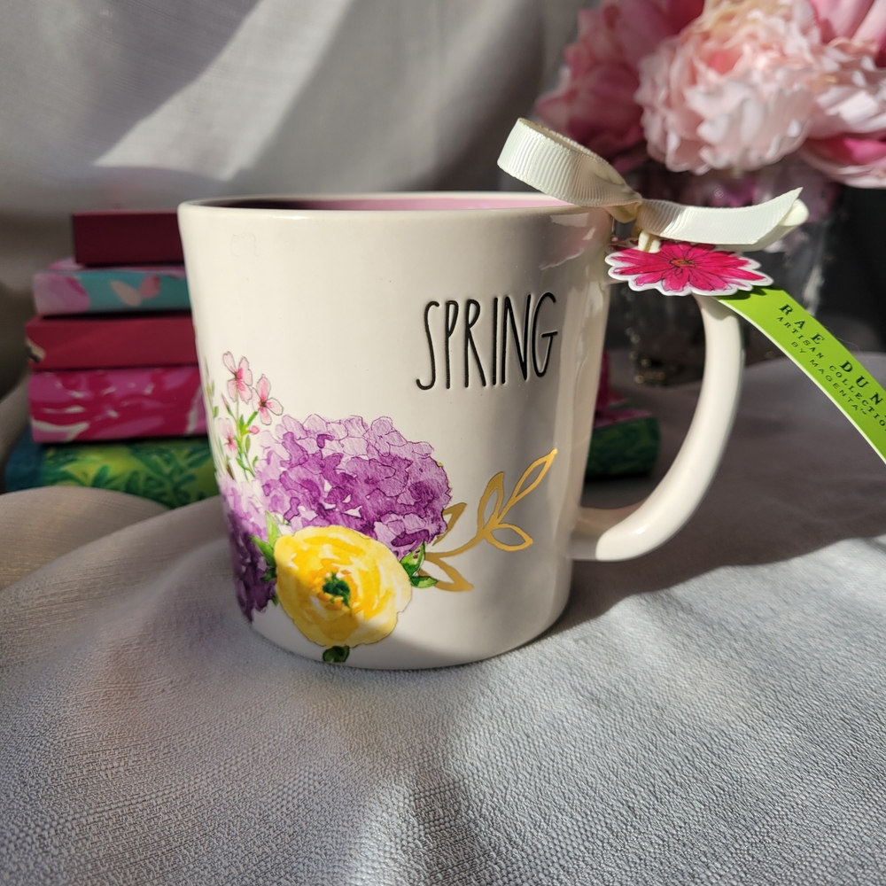 Rae Dunn Spring Floral Mug